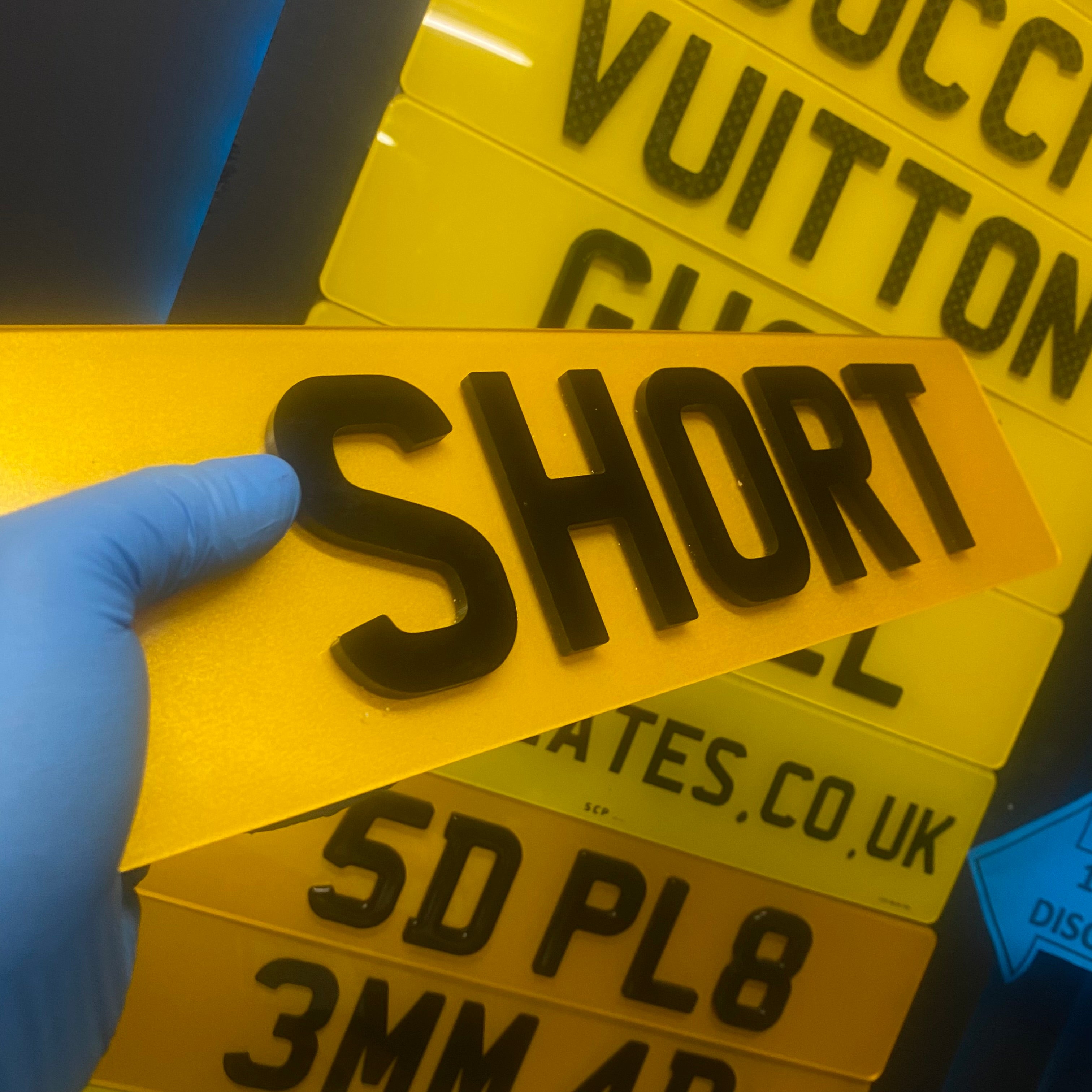 Short Number Plates – Fire Plates